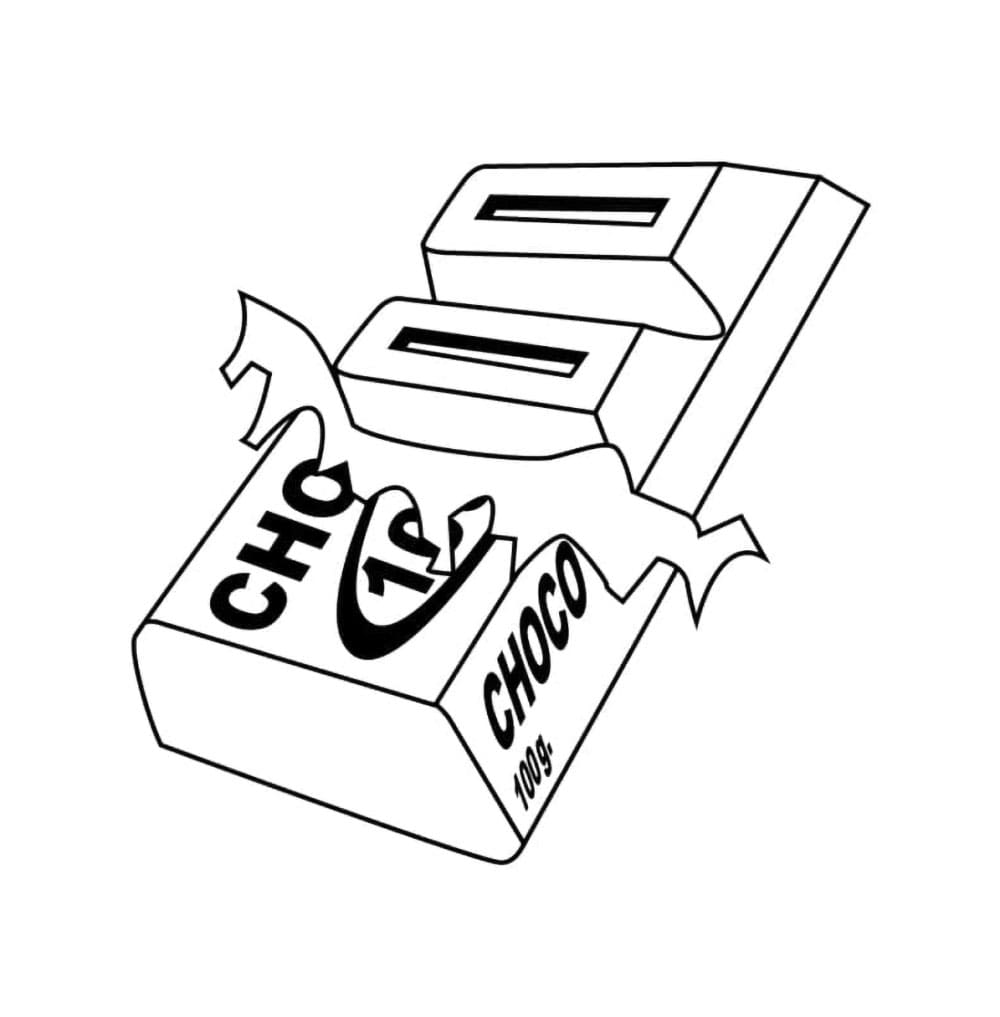 Barnas sjokolade fargelegging