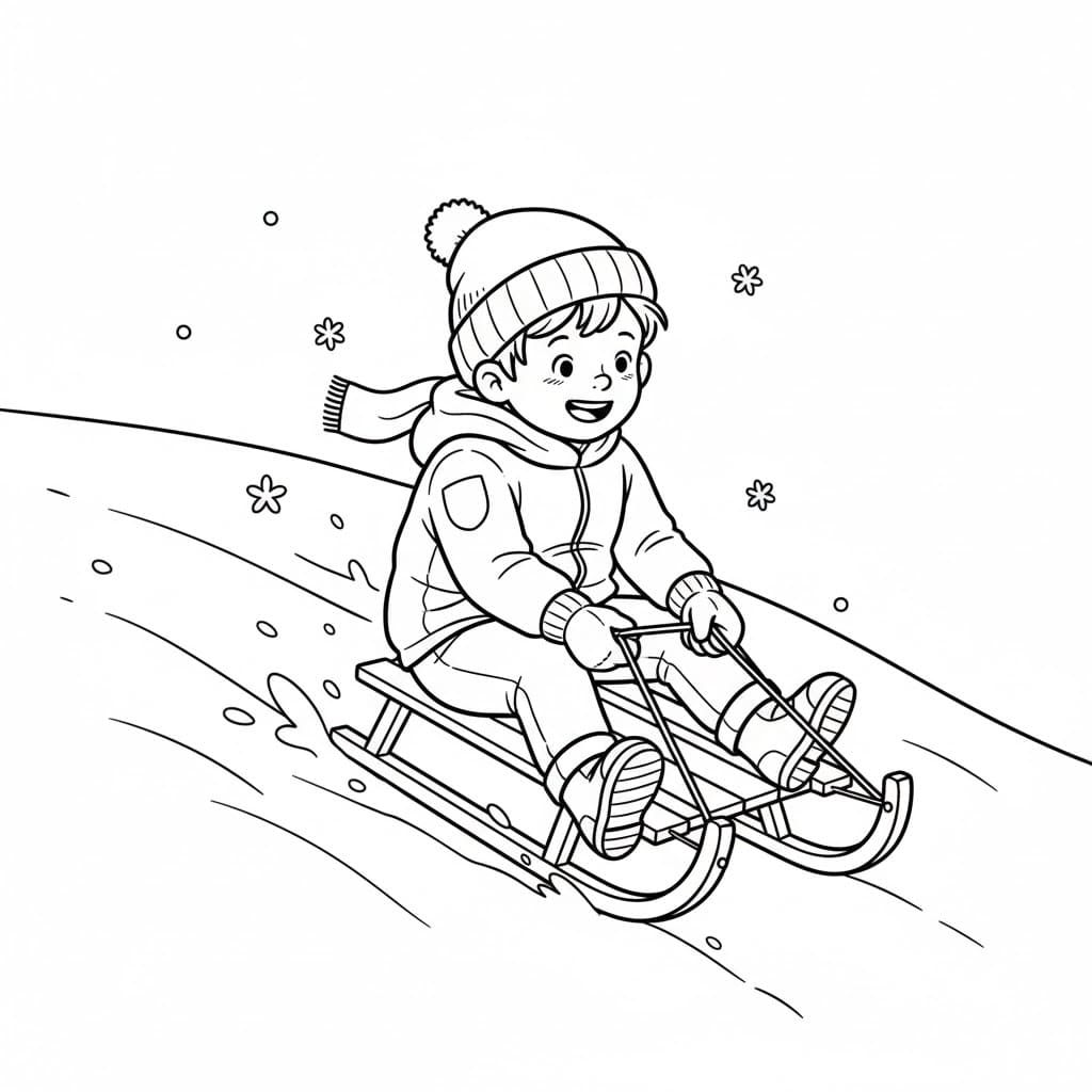 Barneaking raskt fargelegging