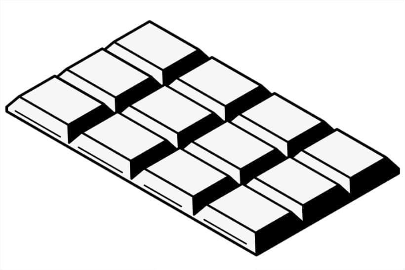 Bilde av sjokolade fargelegging
