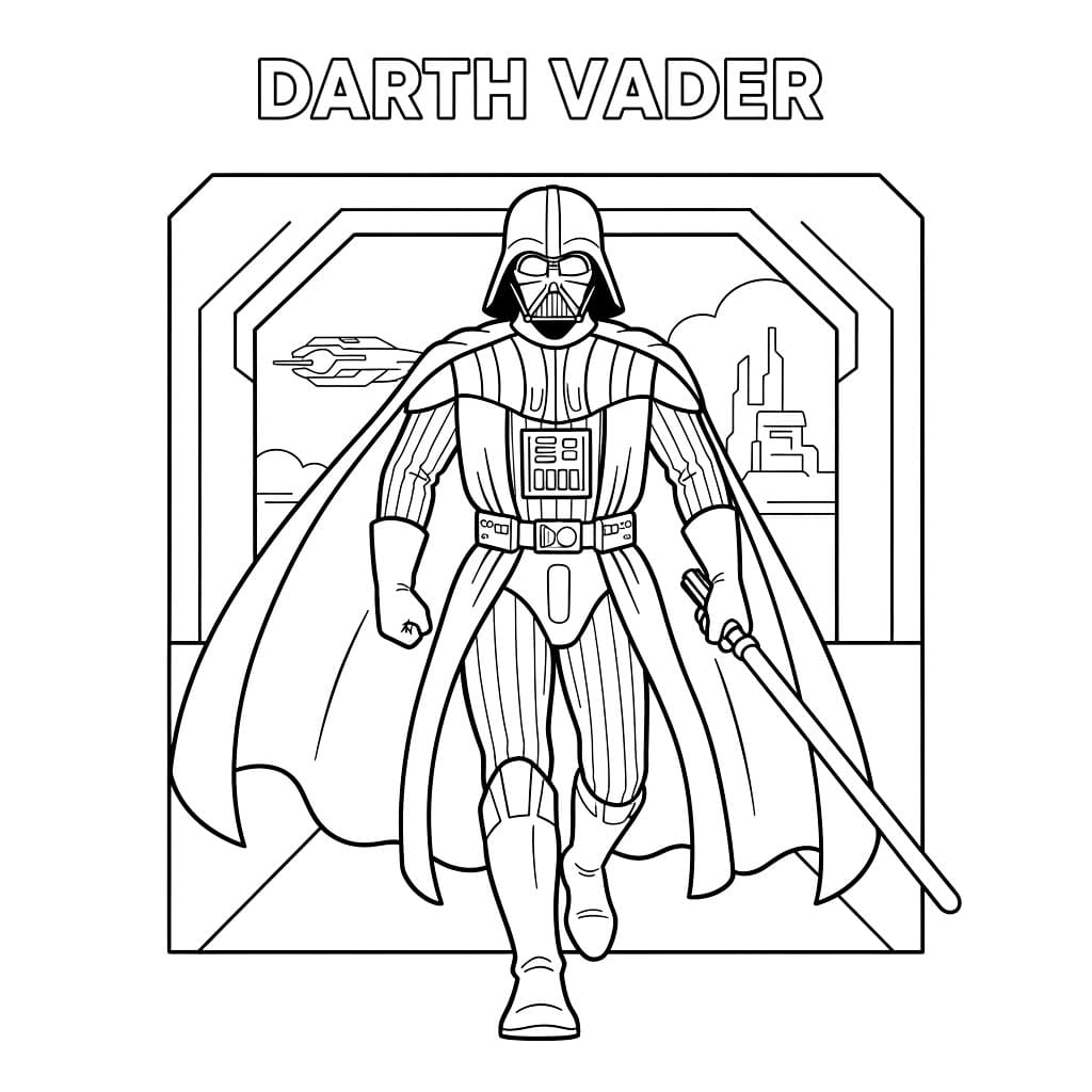 Darth Vader kommer fargelegging