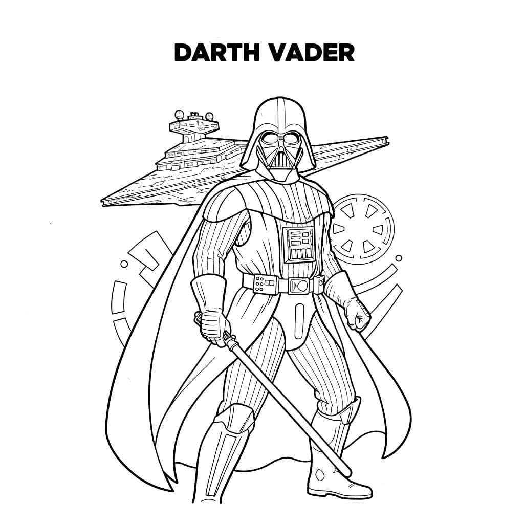 Darth Vader fargelegging