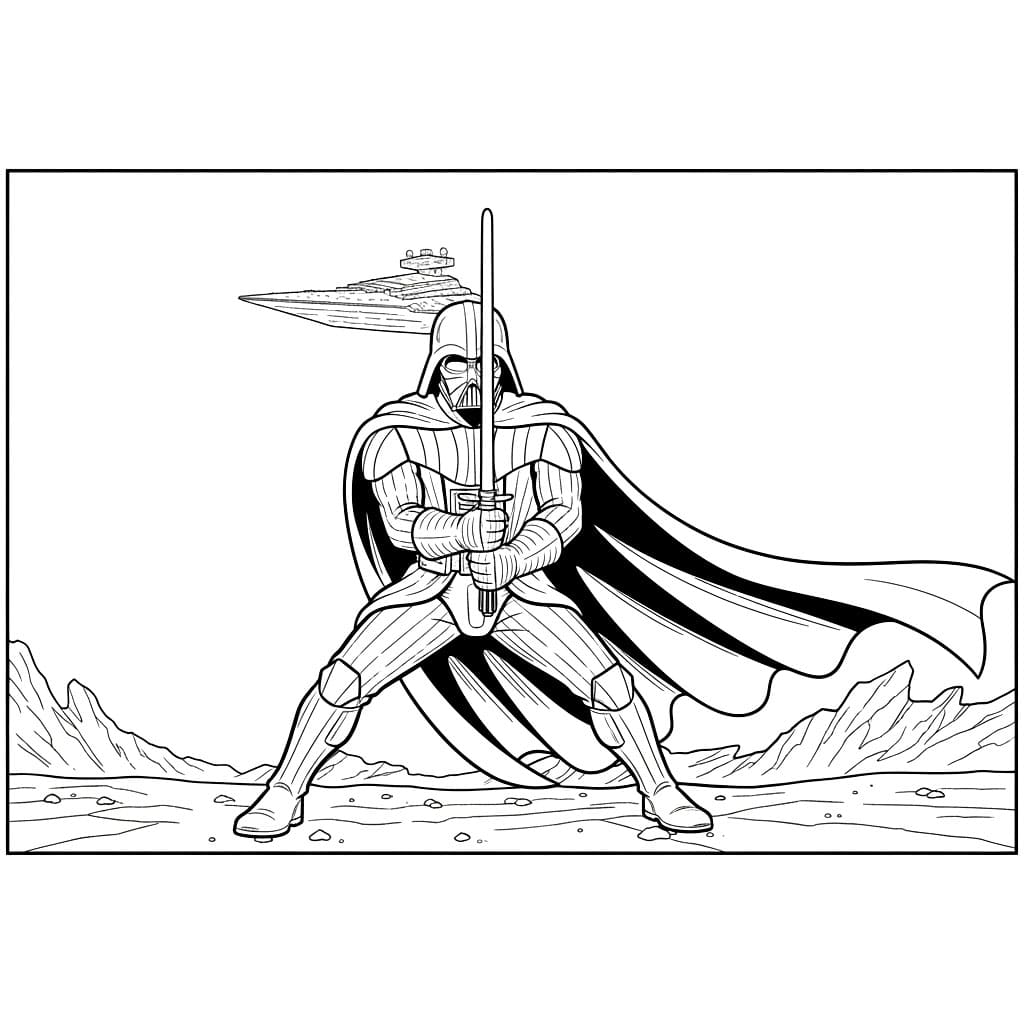 Darth Vaders forsvar fargelegging