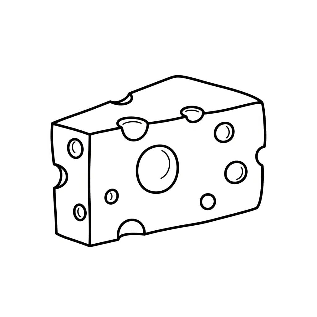 Deilig ost fargelegging