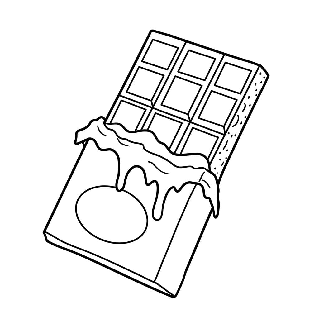 Deilig sjokoladebar fargelegging