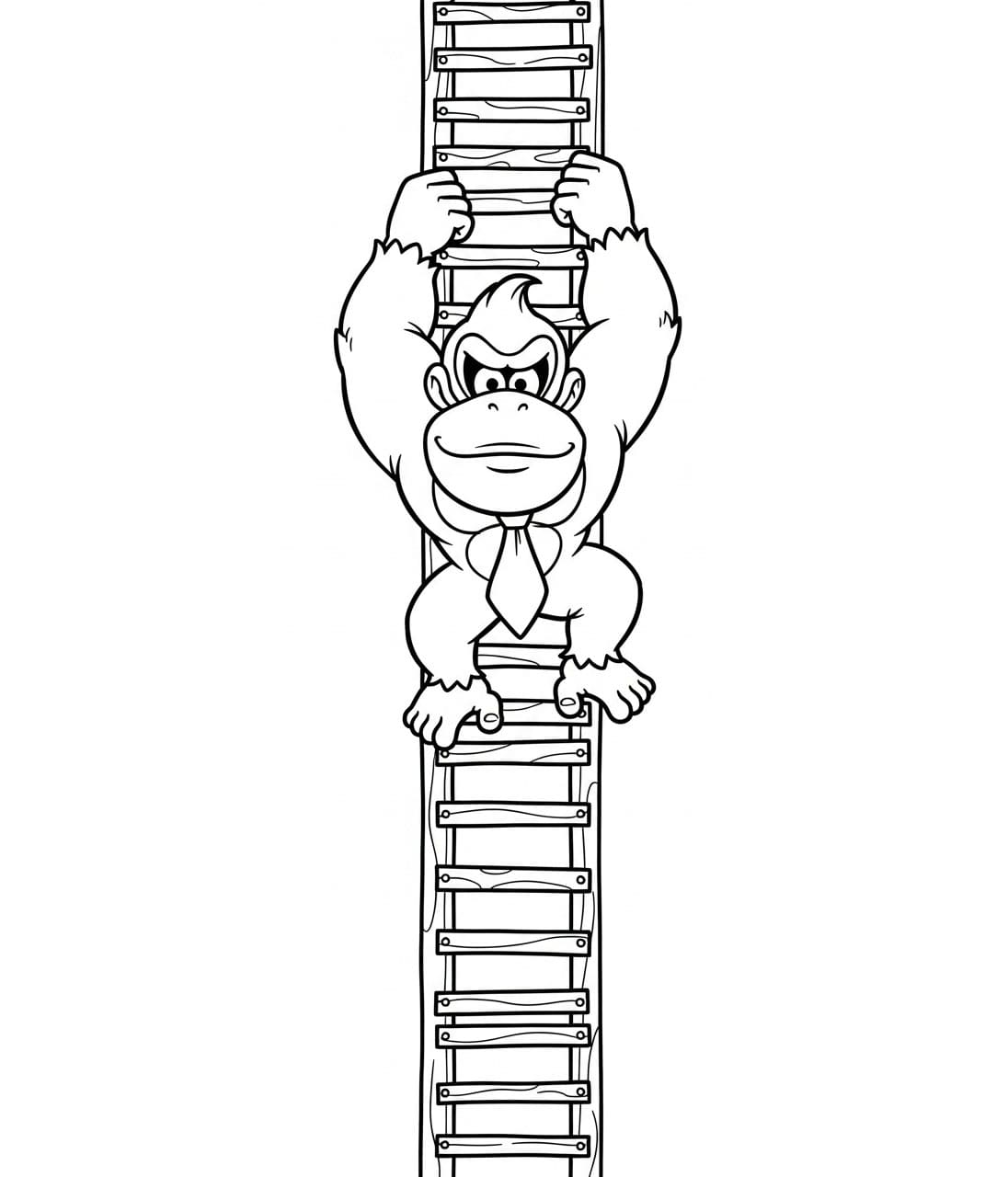 Donkey Kong klatring fargelegging