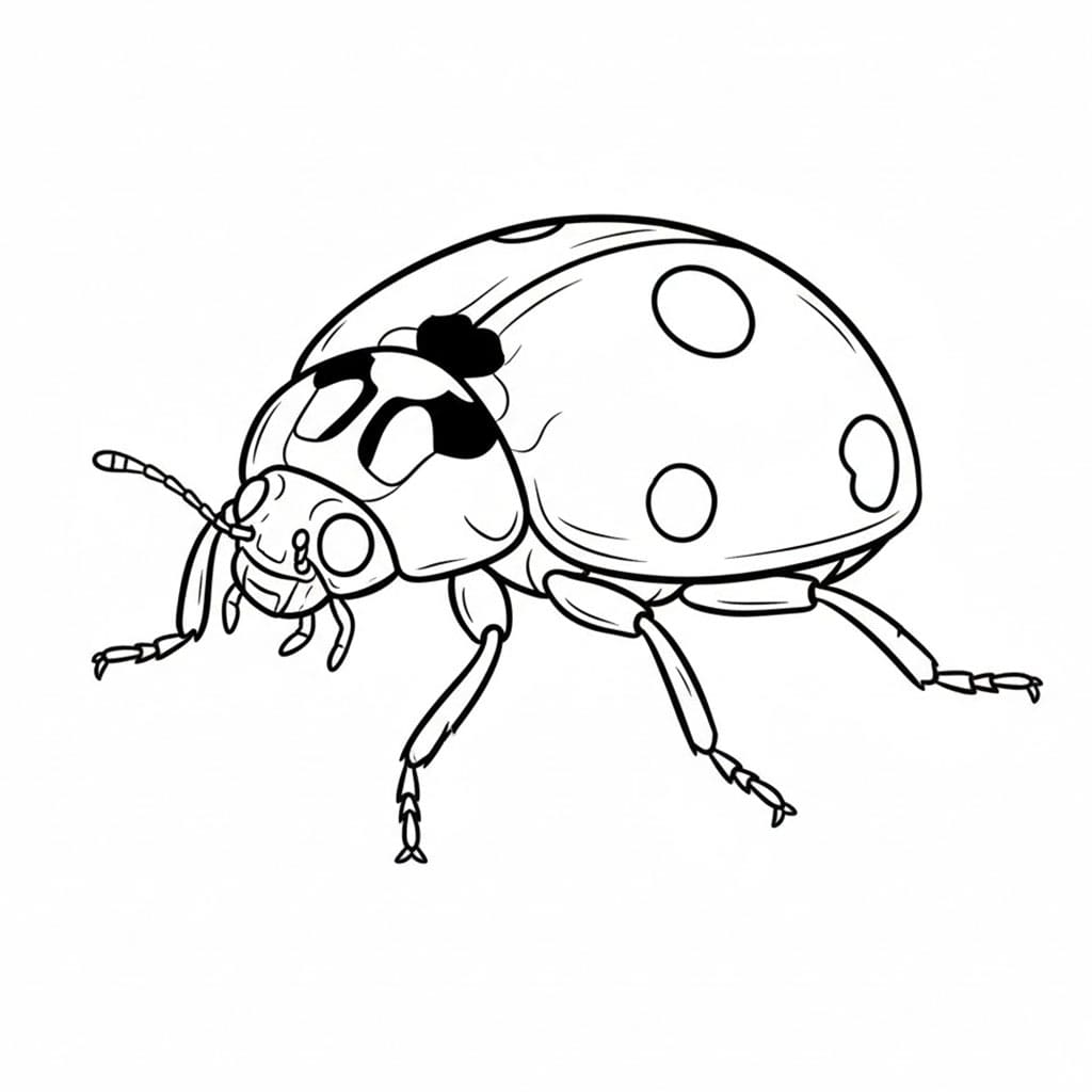 Ekte marihøne fargelegging