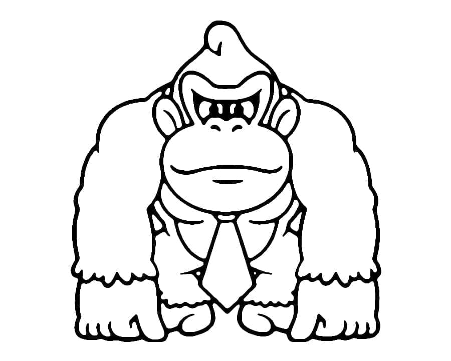 Enkel Donkey Kong fargelegging