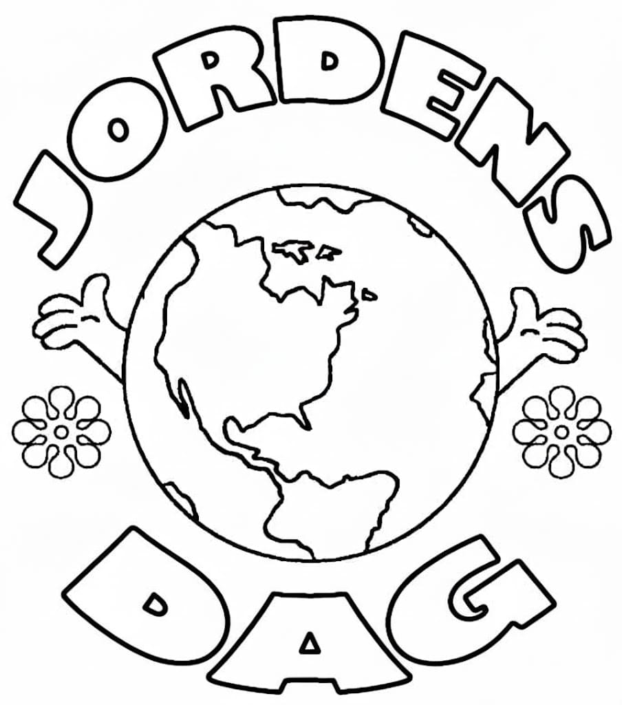 Feir Jordens dag fargelegging