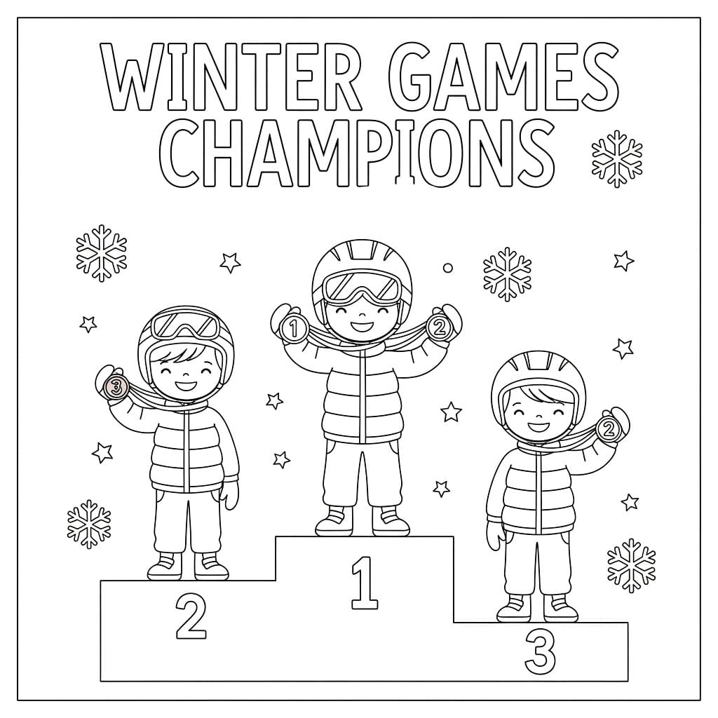 Feiring av prisutdelingen fargelegging