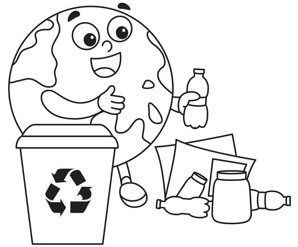 Jorden resirkuleres fargelegging