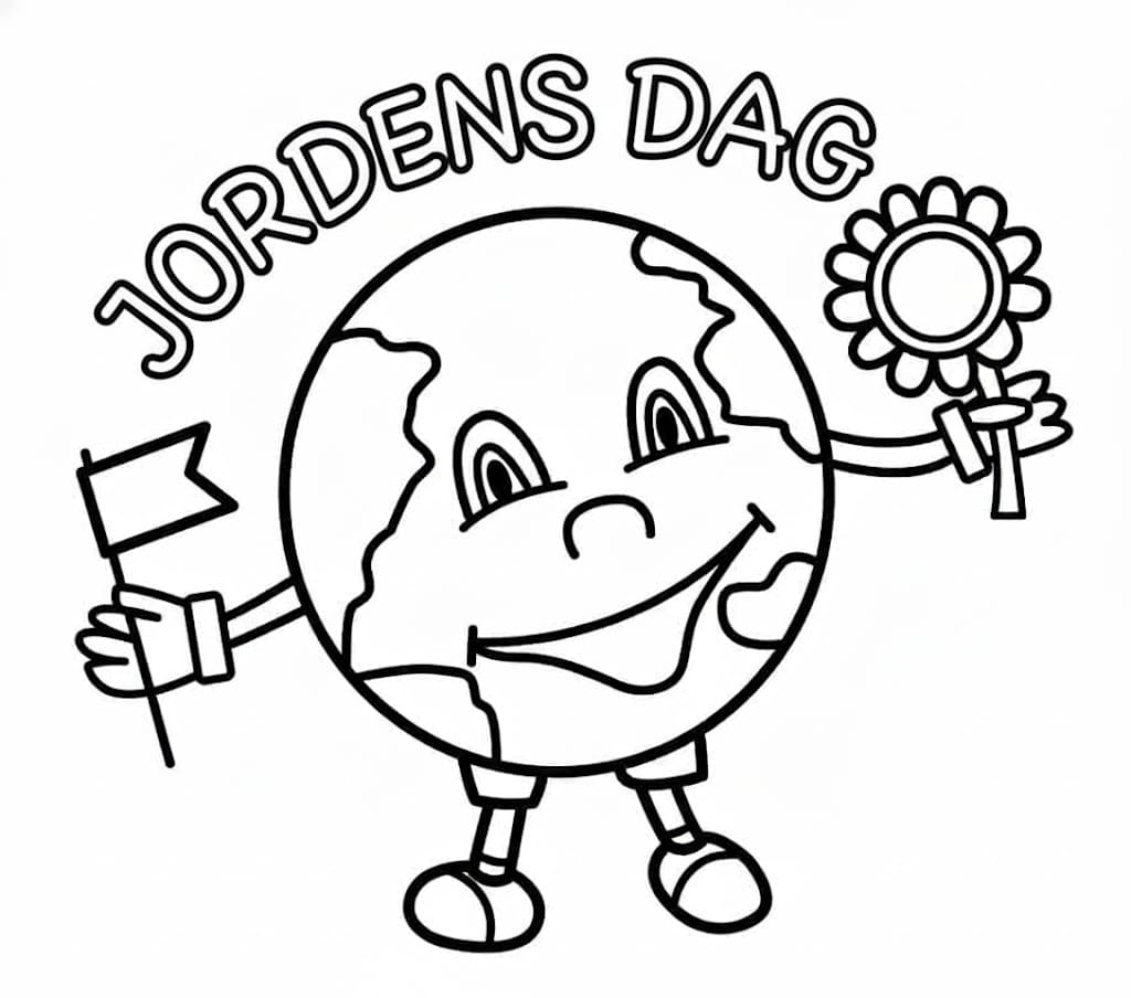 Jordens Dag fargelegging