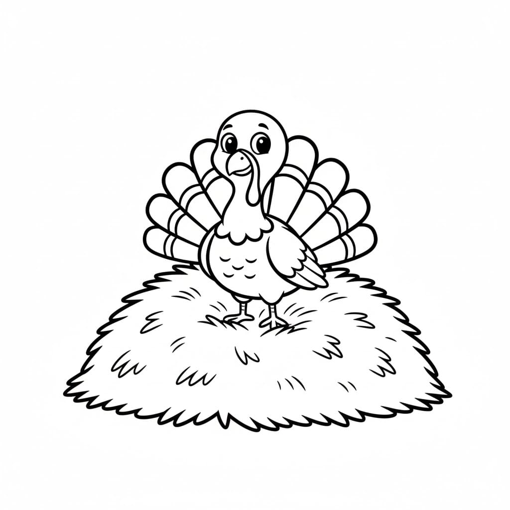 Kalkun på høy fargelegging