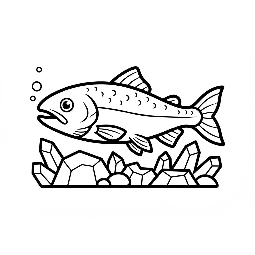 Laks og krystall fargelegging