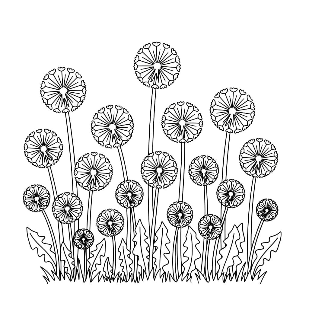 Løvetannstøv fargelegging