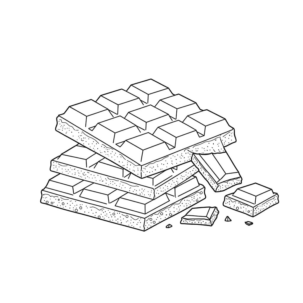 Masse sjokolade fargelegging