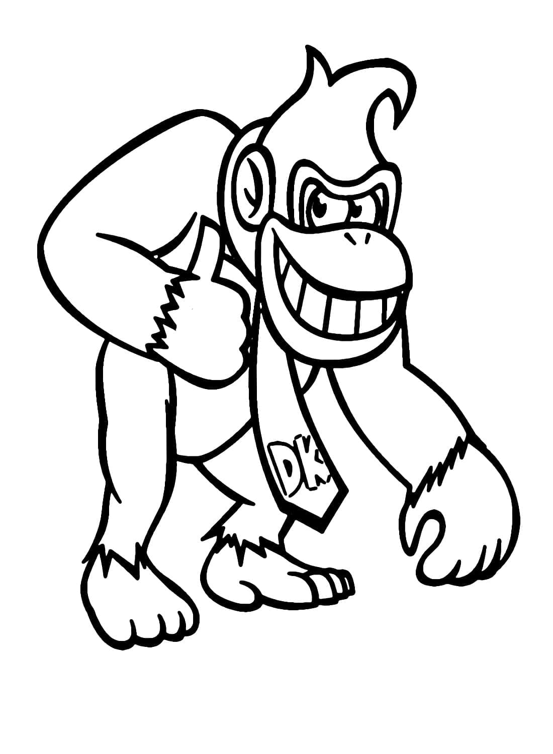 Morsom Donkey Kong fargelegging