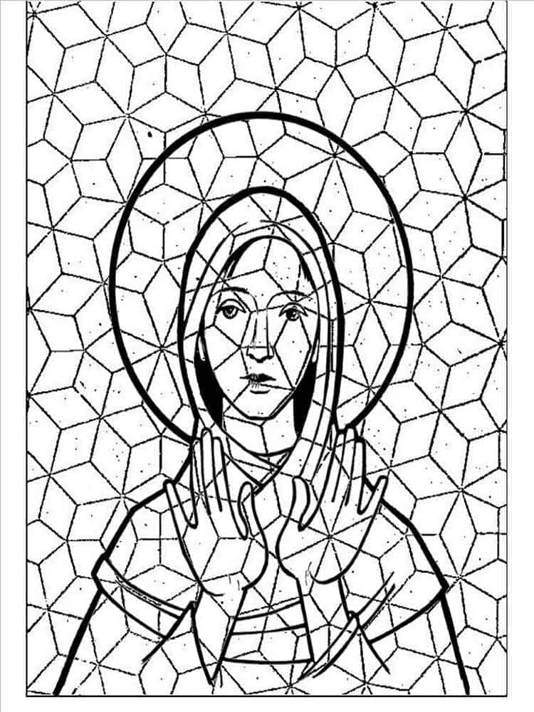 Mosaikkfri for voksne fargelegging