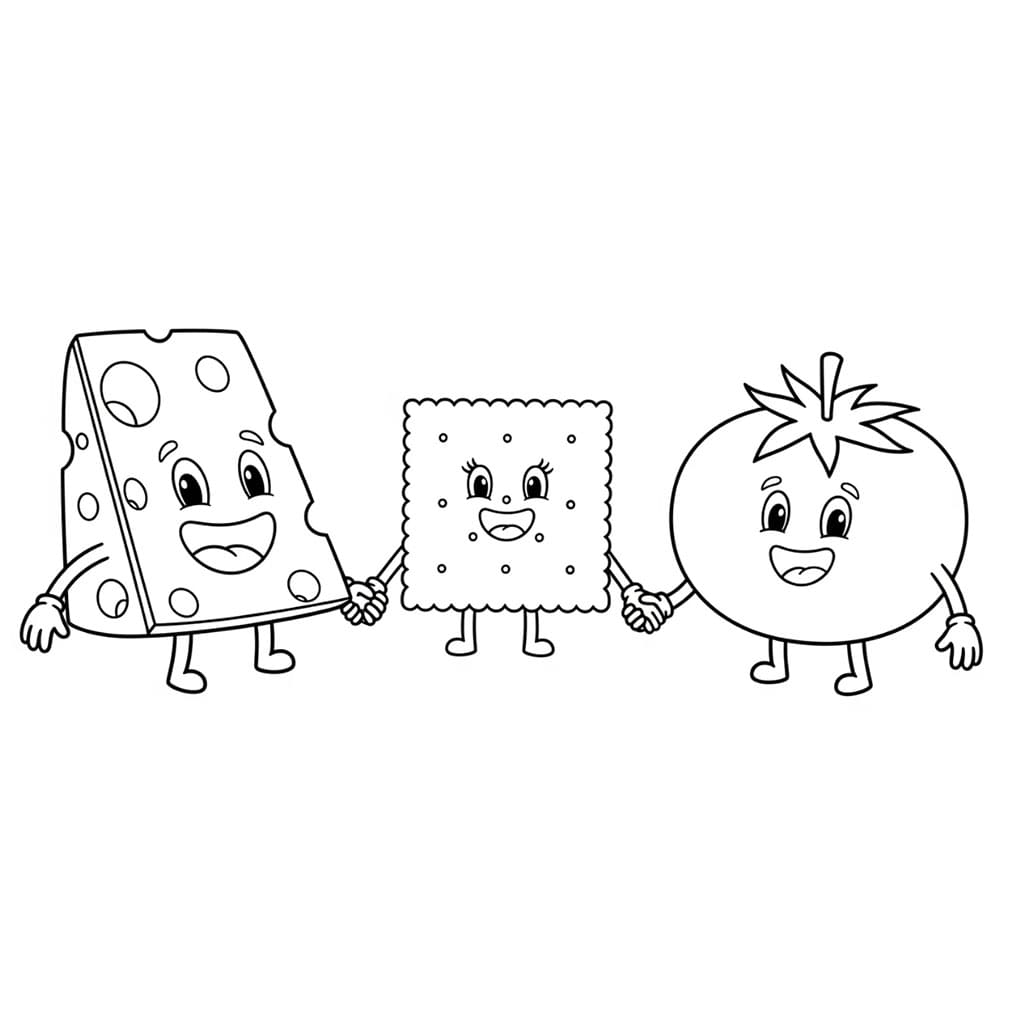 Ost med deg fargelegging