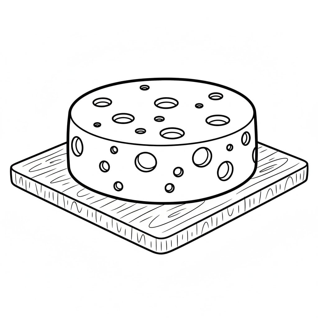 Ost på skjærefjølet fargelegging