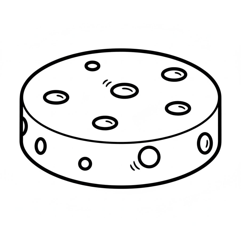 Rund ost fargelegging