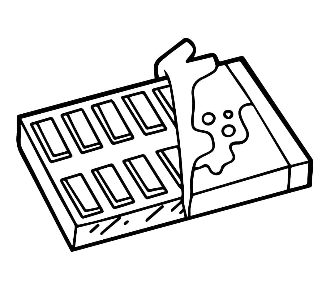 Sjokoladebar fargelegging