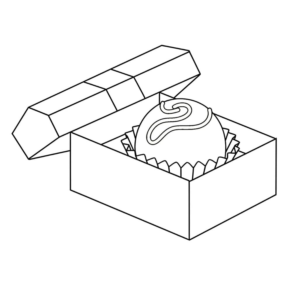 Sjokoladegaver fargelegging