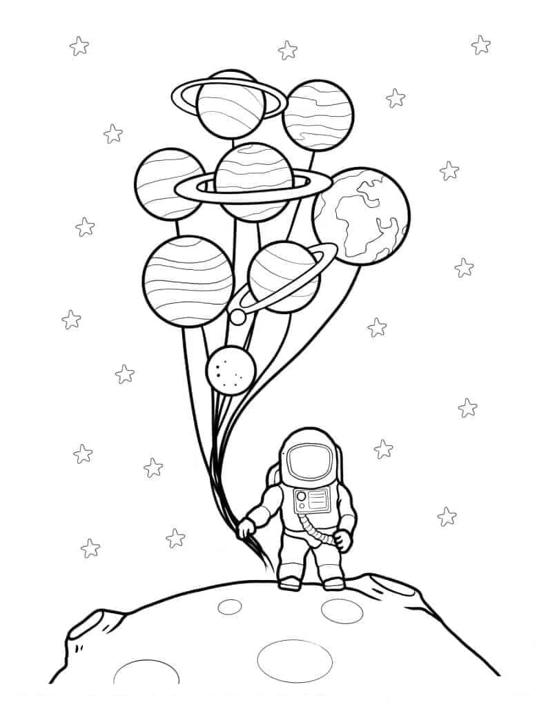 Solsystemets ballong fargelegging