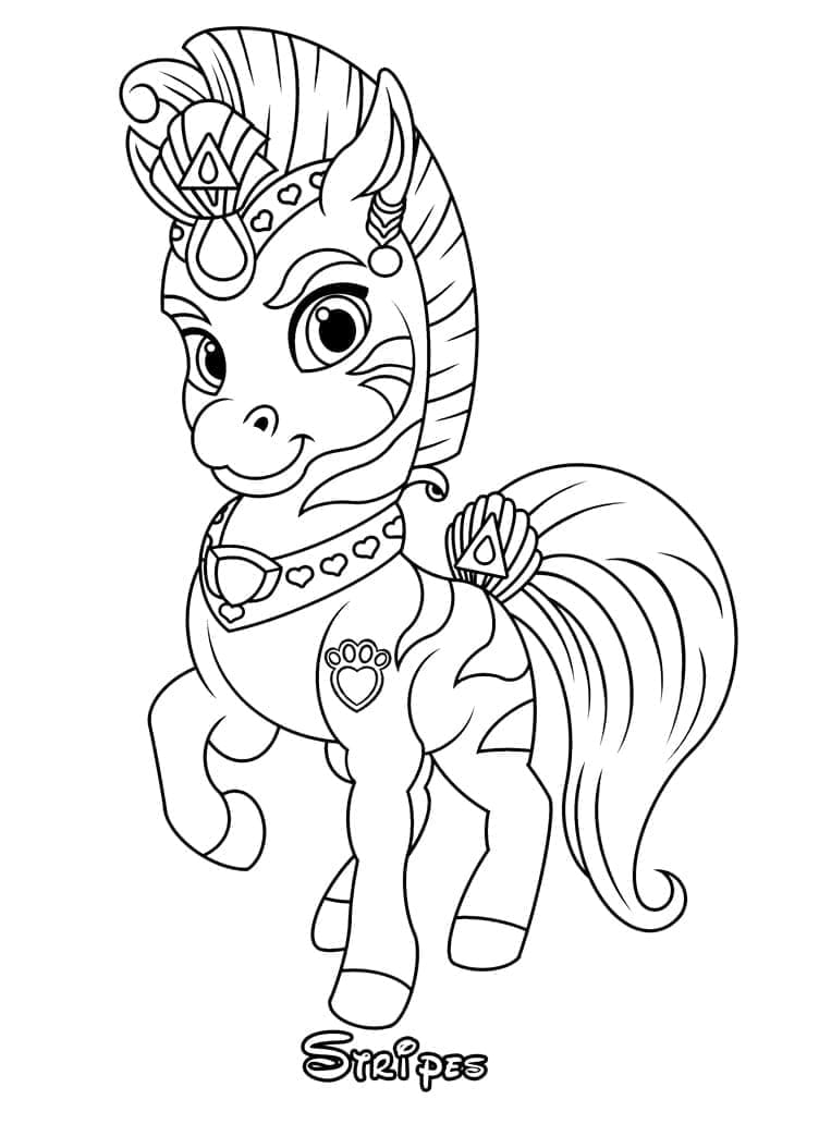 Stripes fra Palace Pets fargelegging