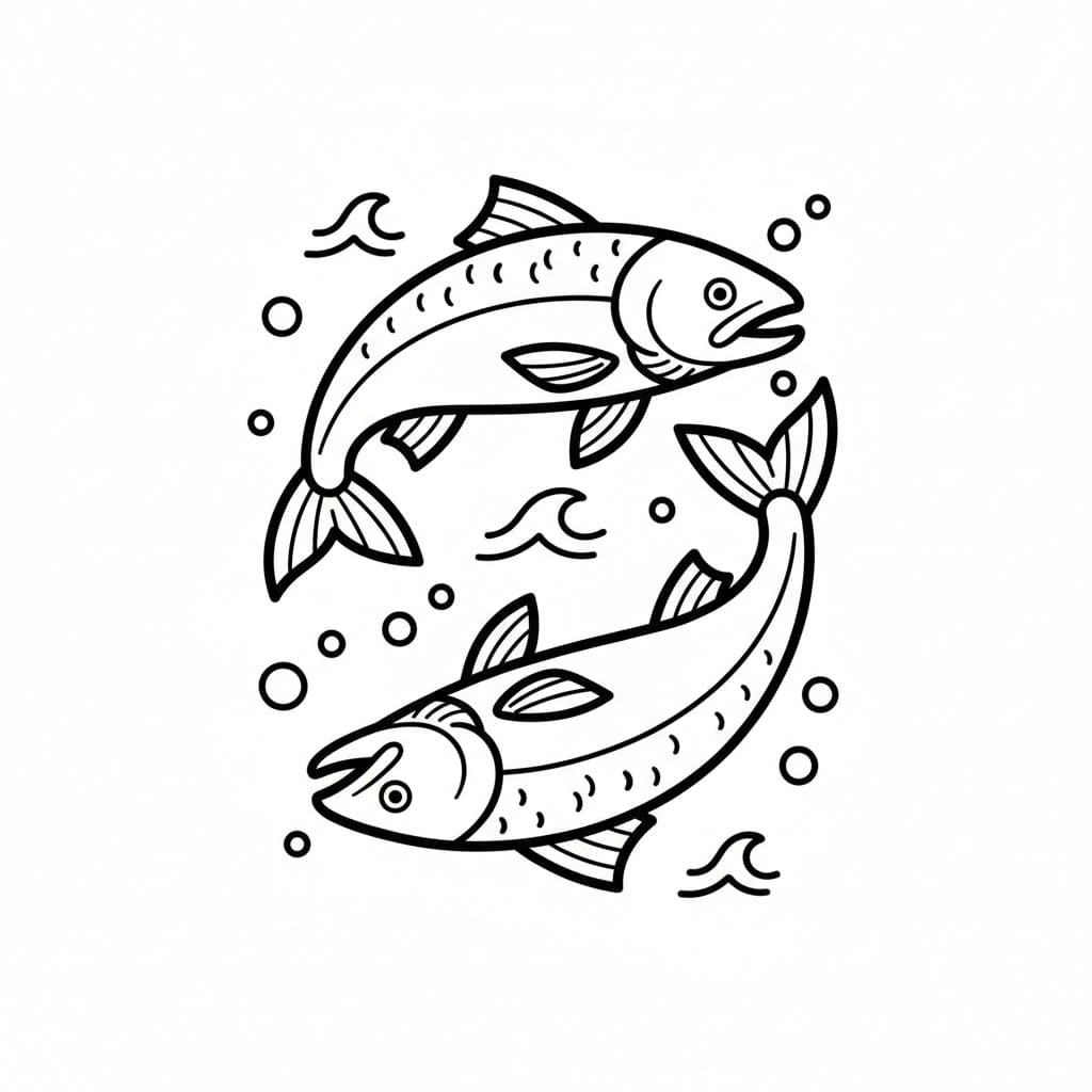 To laks fargelegging