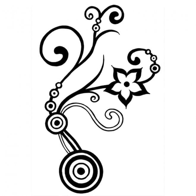 Utskrivbart Abstrakt fargelegging