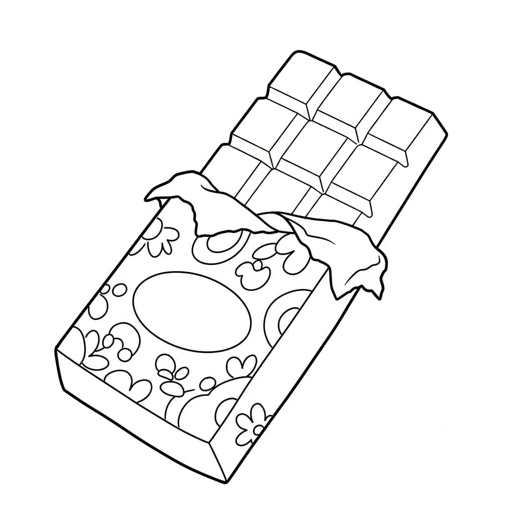 Vakker sjokolade fargelegging