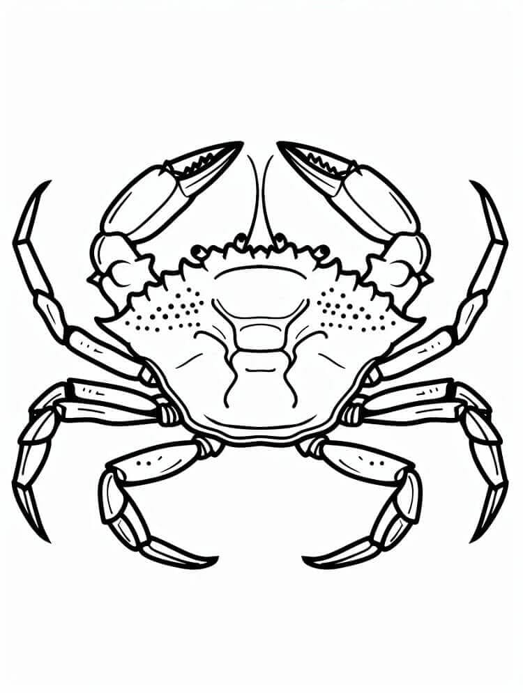 Vanlig krabbefri fargelegging