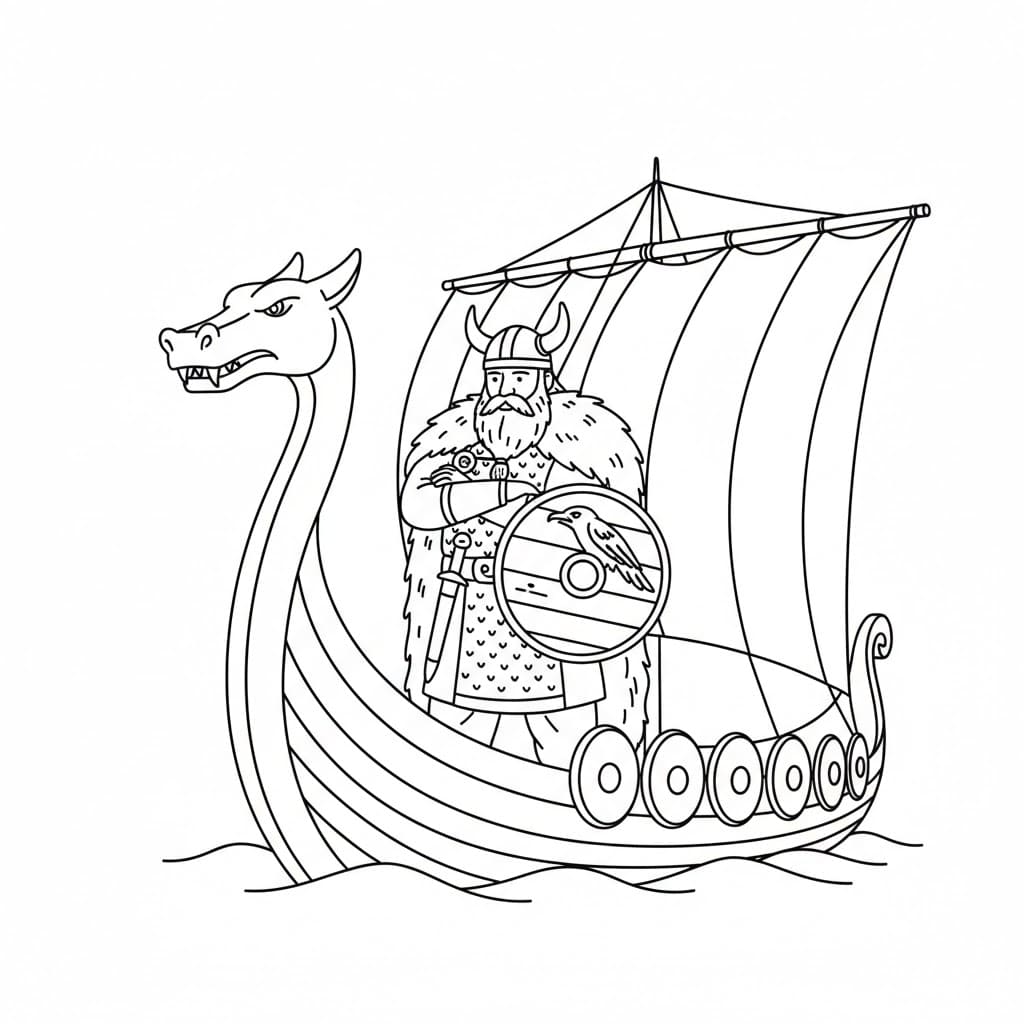 Vikingleder ved baugen fargelegging