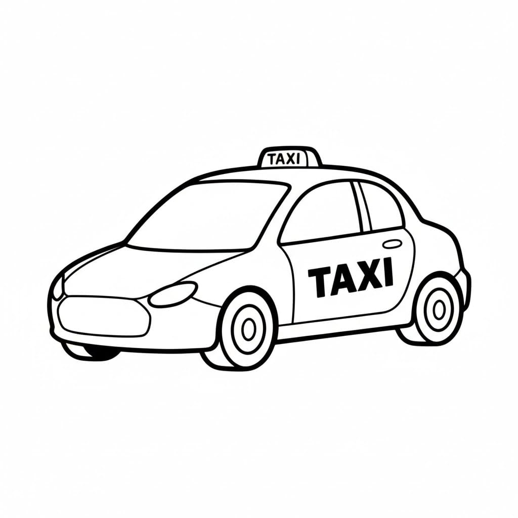 Aerodynamisk taxi fargelegging