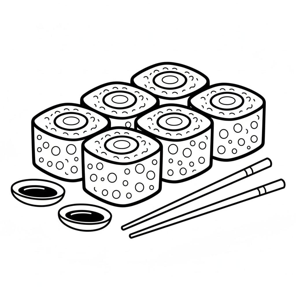 Agurksushi fargelegging