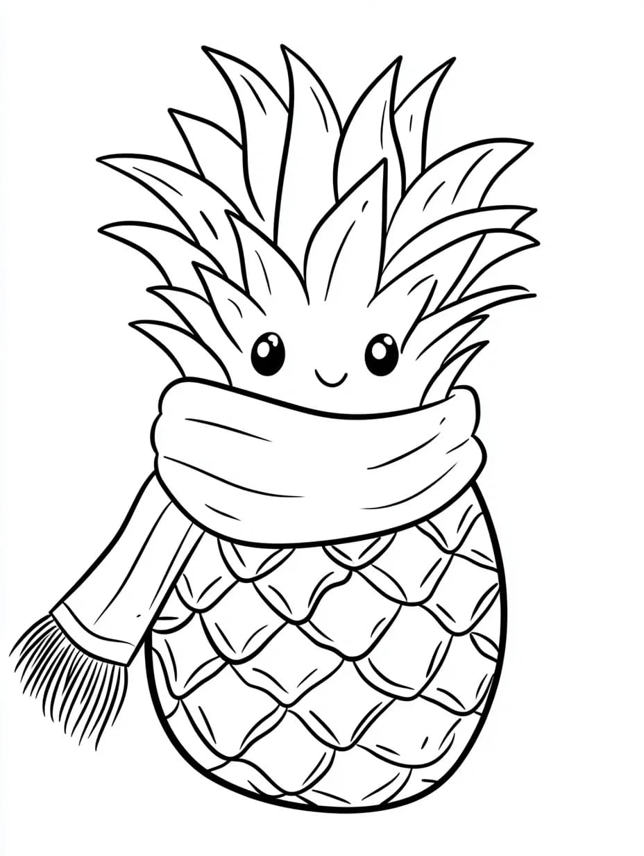 Ananas vinter fargelegging