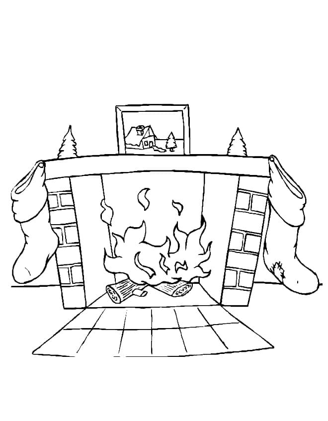 En peis fargelegging