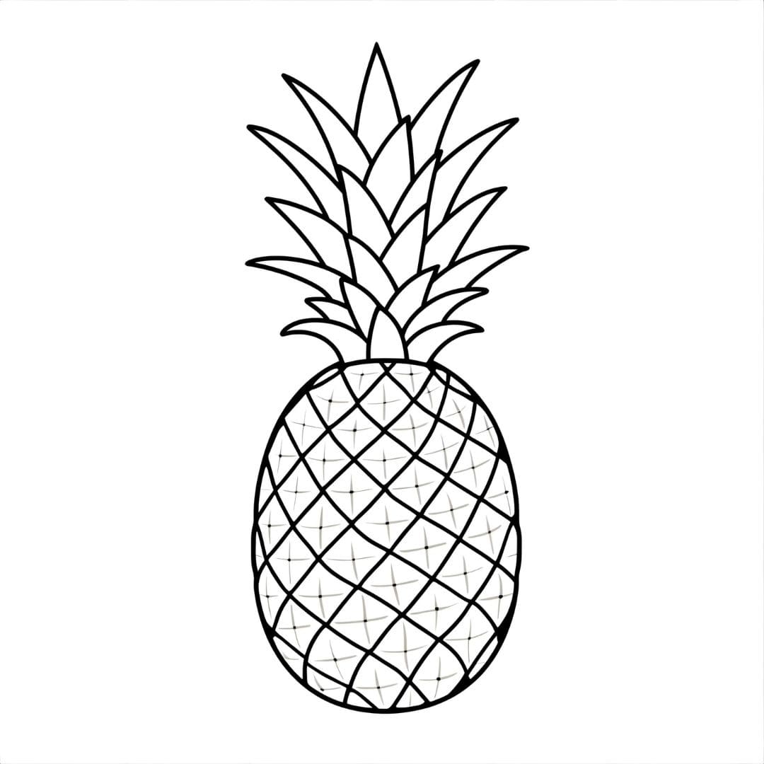 Ananas fargelegging