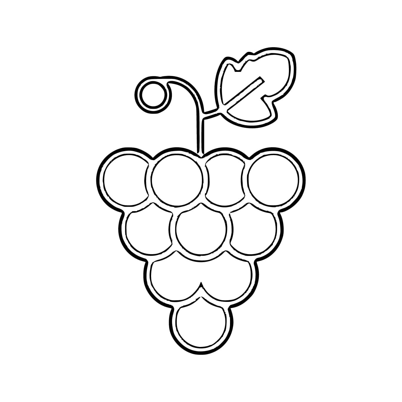 Enkel Druertegning fargelegging