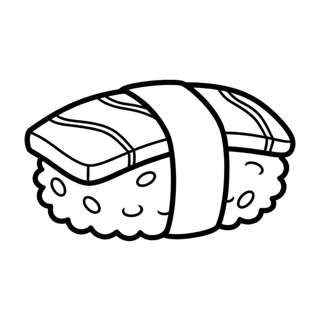 Enkel sushi fargelegging