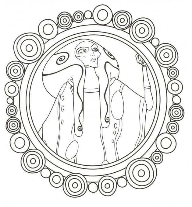 Gargona i Mia og Meg fargelegging