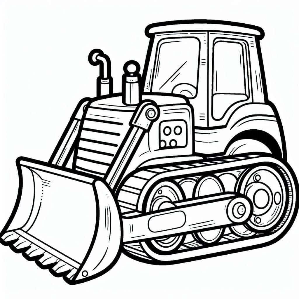 Gratis bulldoser fargelegging