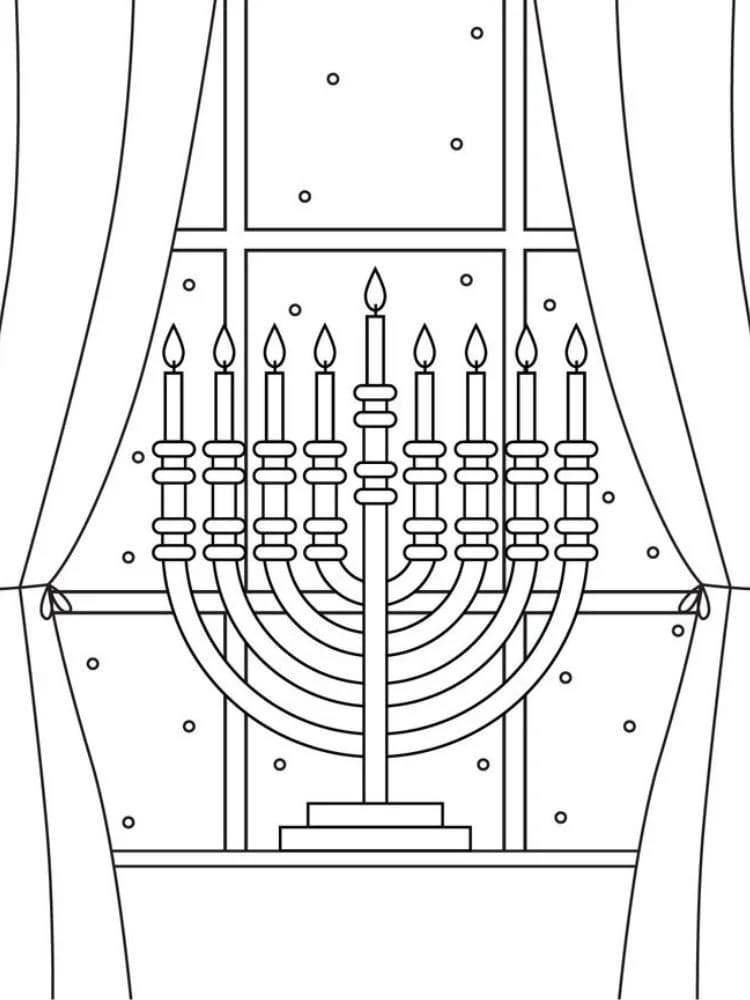 Gratis Hanukkah fargelegging