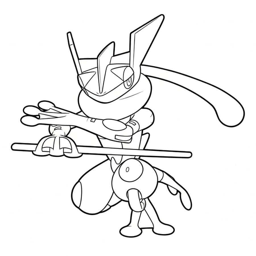 Greninja forsvar fargelegging