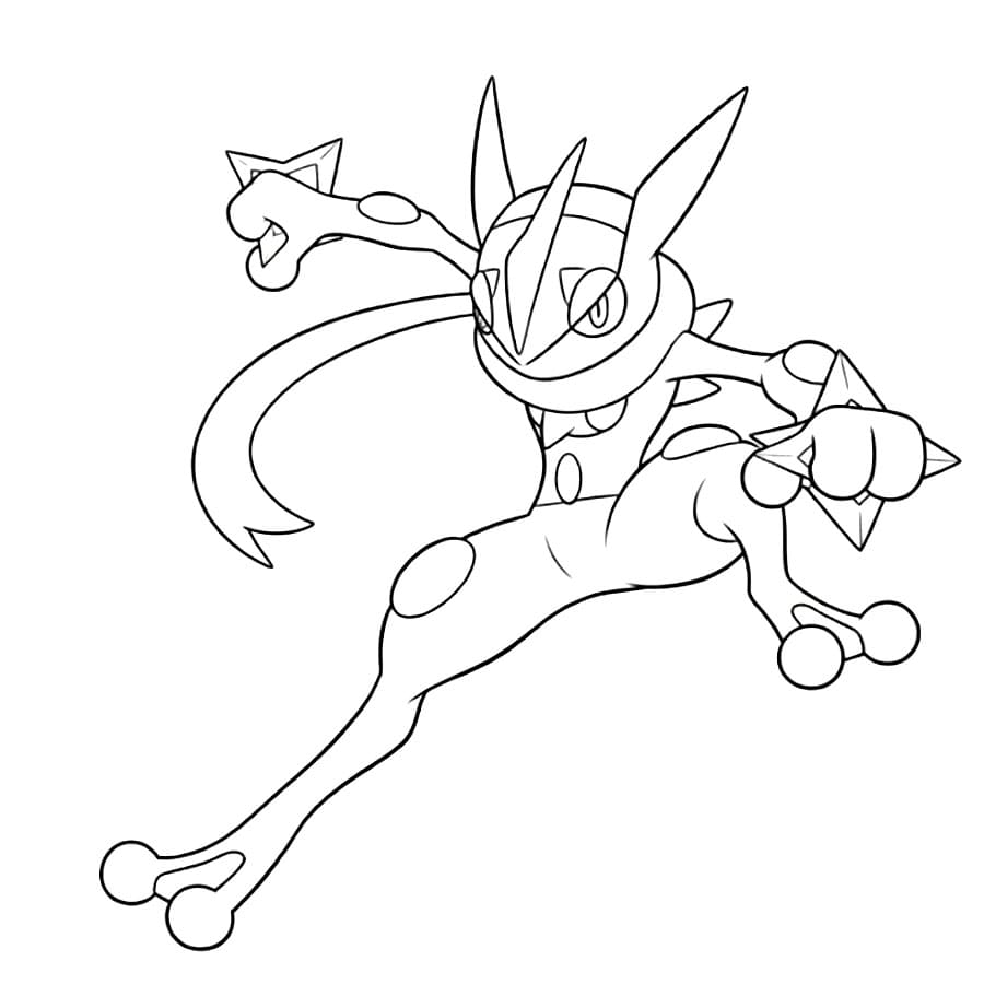 Greninja hopp fargelegging