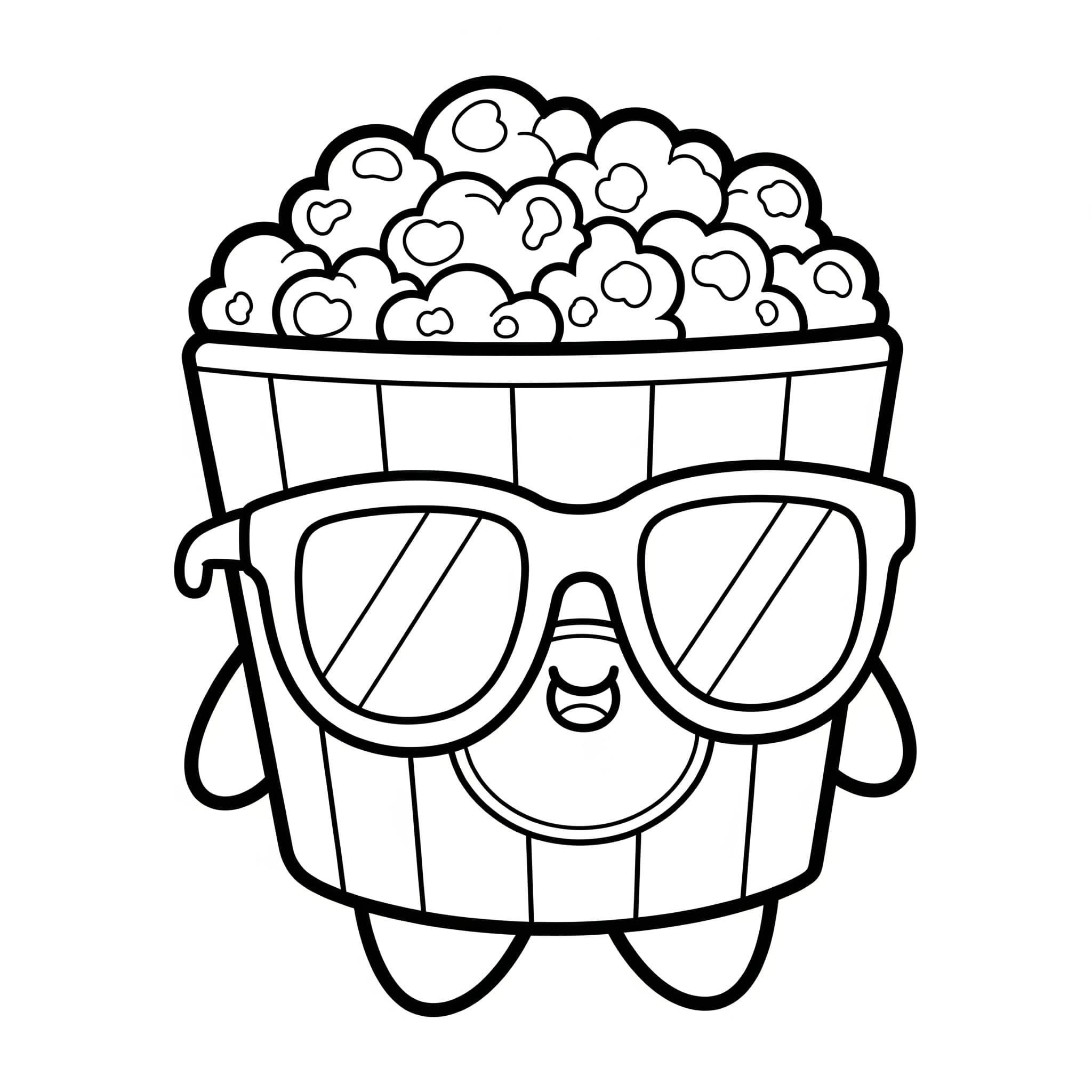 Idol popcorn fargelegging