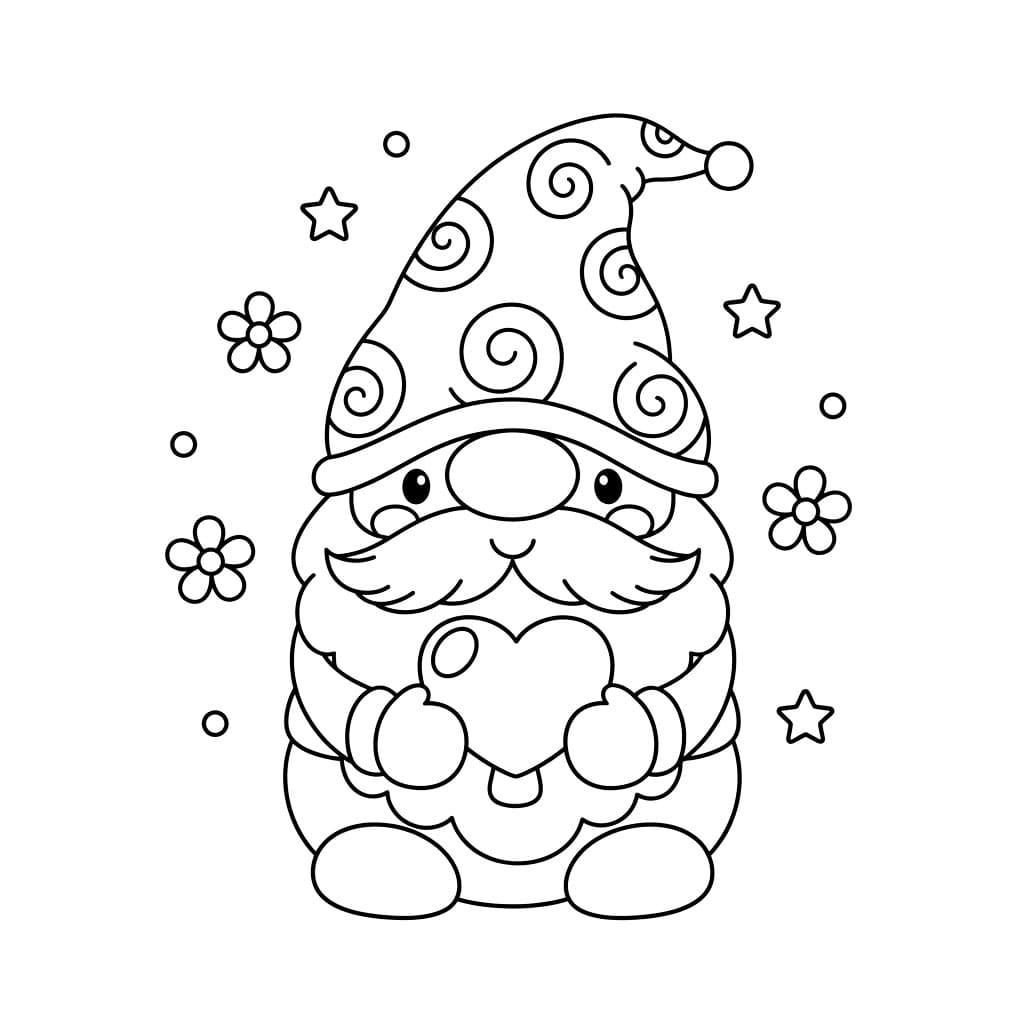 Kawaii Gnome fargelegging