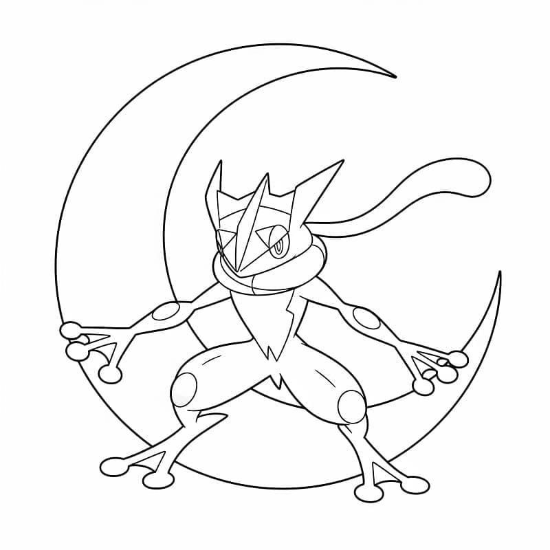 Kul Greninja fargelegging