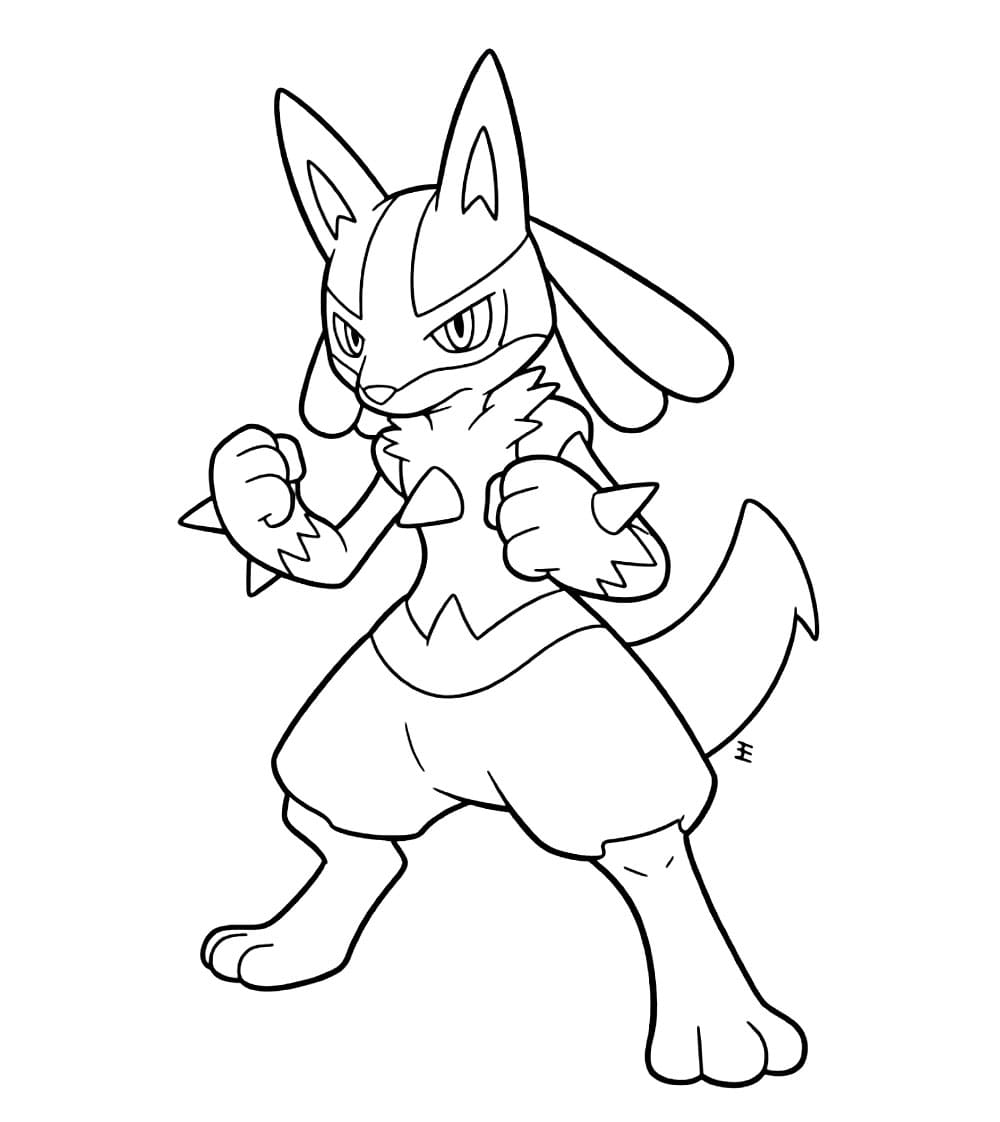Lucario  fargelegging