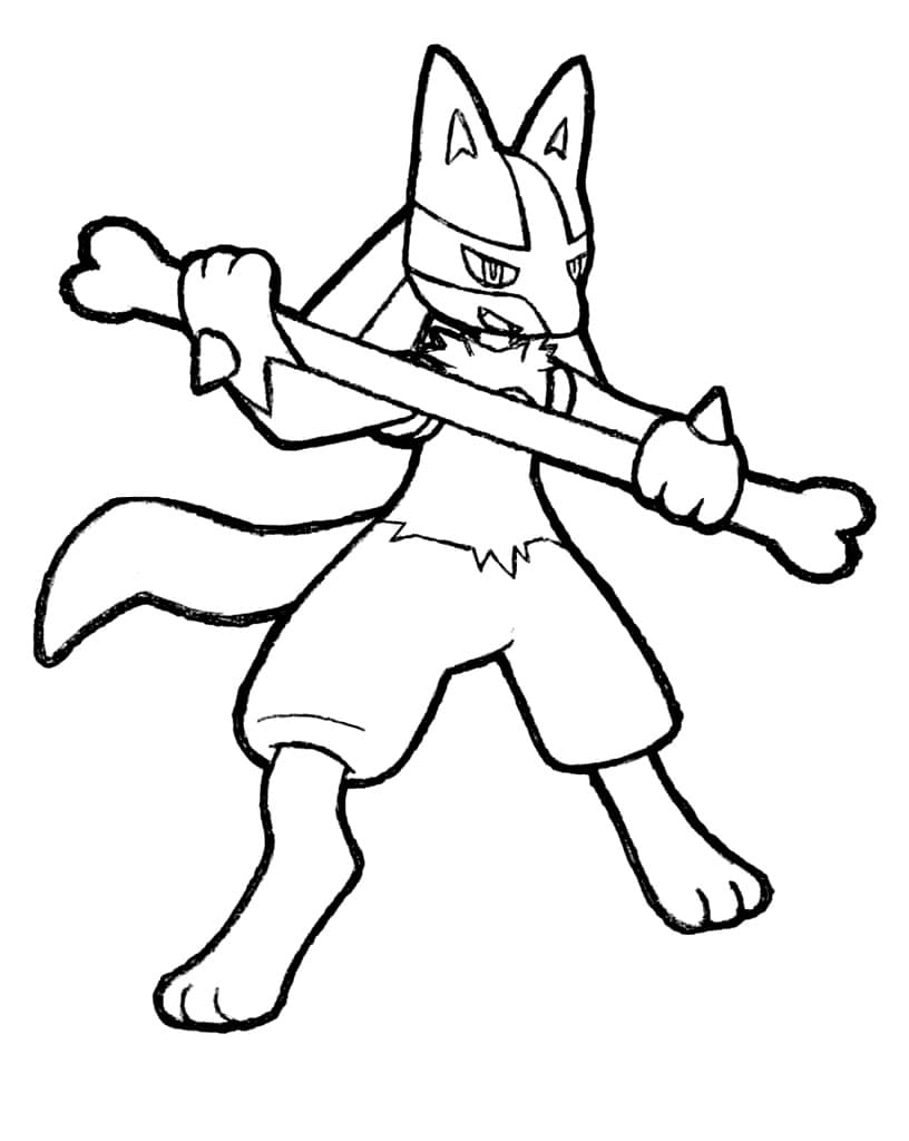 Lucario gratis fargelegging